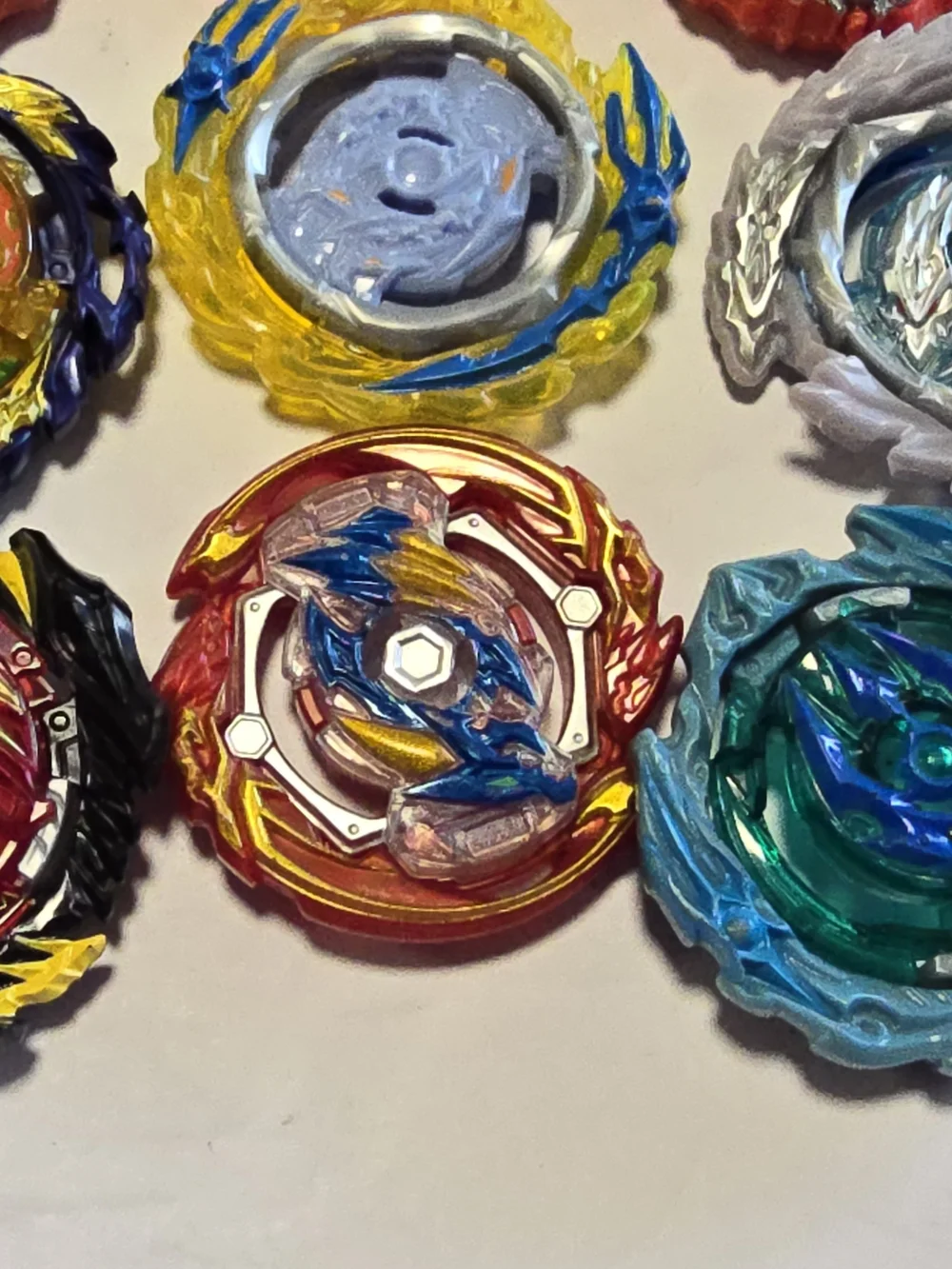 Beyblade Burst Lot Tops Discs Drivers Launcher Mixed Toy Set 15 Complete